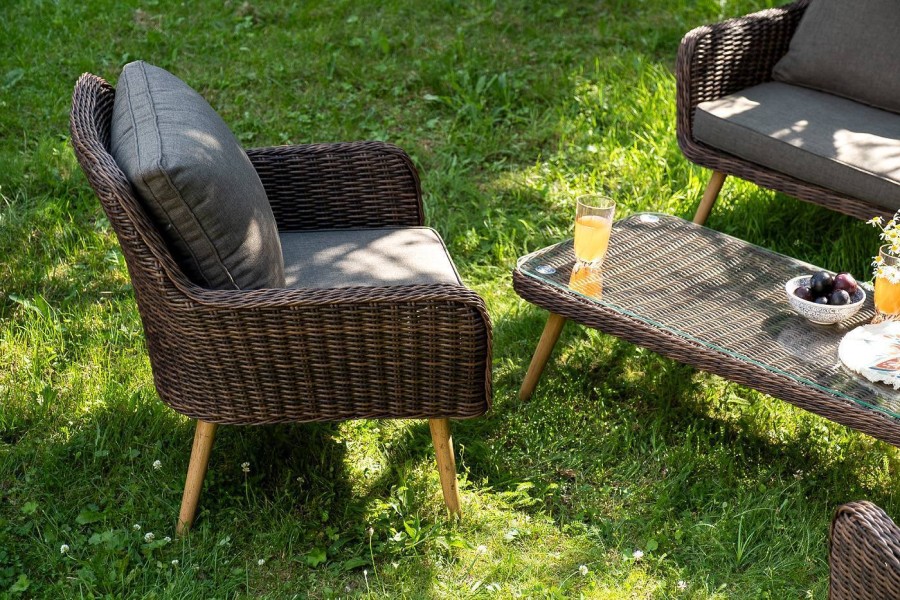 Лаунж зона Прованс, коричневый 4sis