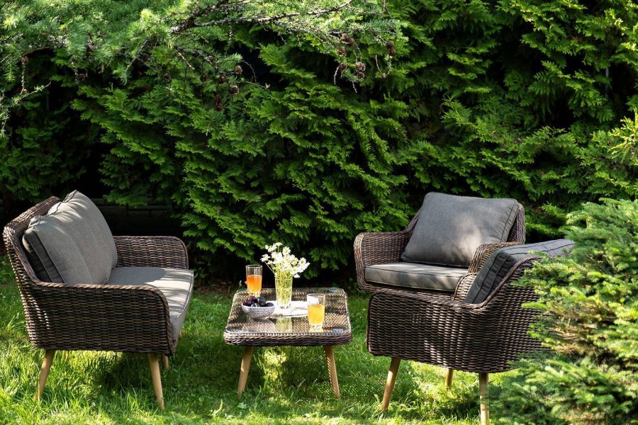 Лаунж зона Прованс, коричневый 4sis