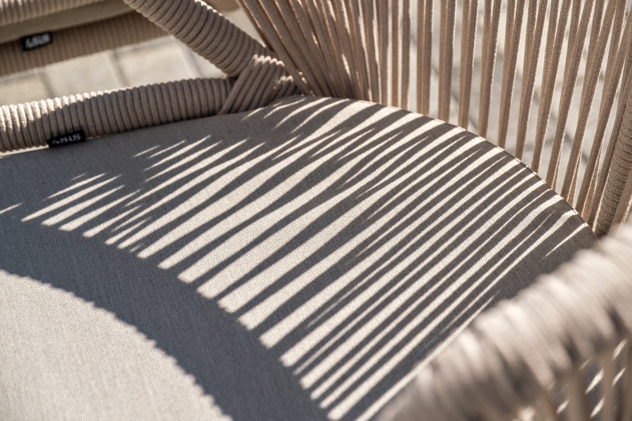 Обеденная группа на 6 персон Венето, роуп бежевый