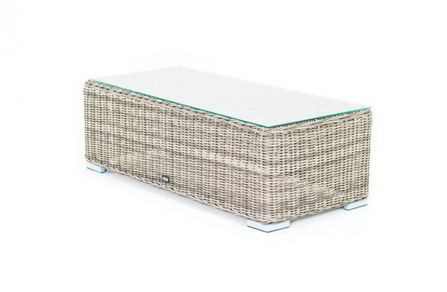 Журнальный столик из искусственного ротанга Боно gray 4sis