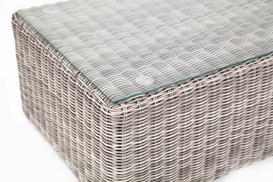 Журнальный столик из искусственного ротанга Боно gray 4sis