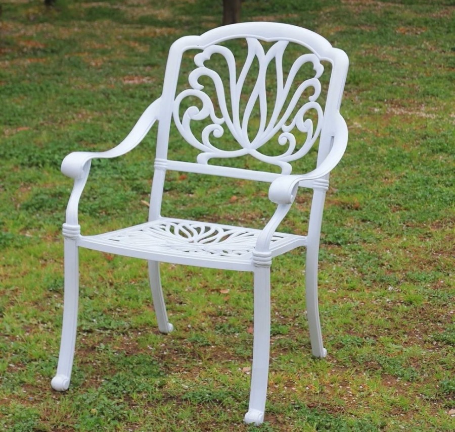 Мебель из литого алюминия FLORENCE 8 White Кит Маркет