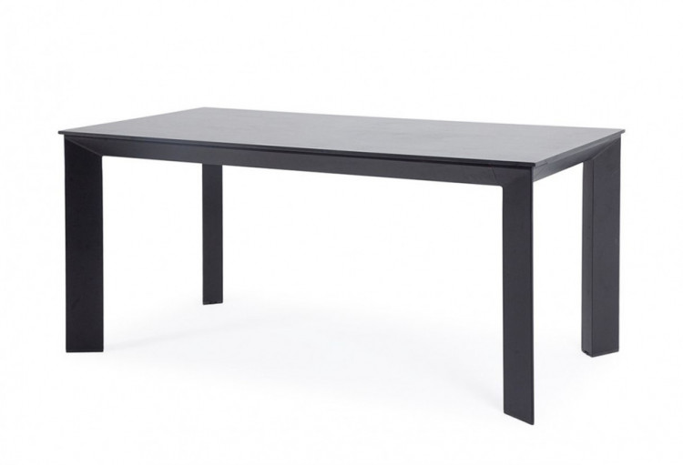 Обеденный стол из HPL Венето серый гранит 4sis