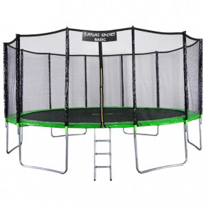 Батут Atlas Sport 490 см (16ft) Basic GREEN Батут Atlas Sport 490 см (16ft) Basic GREEN