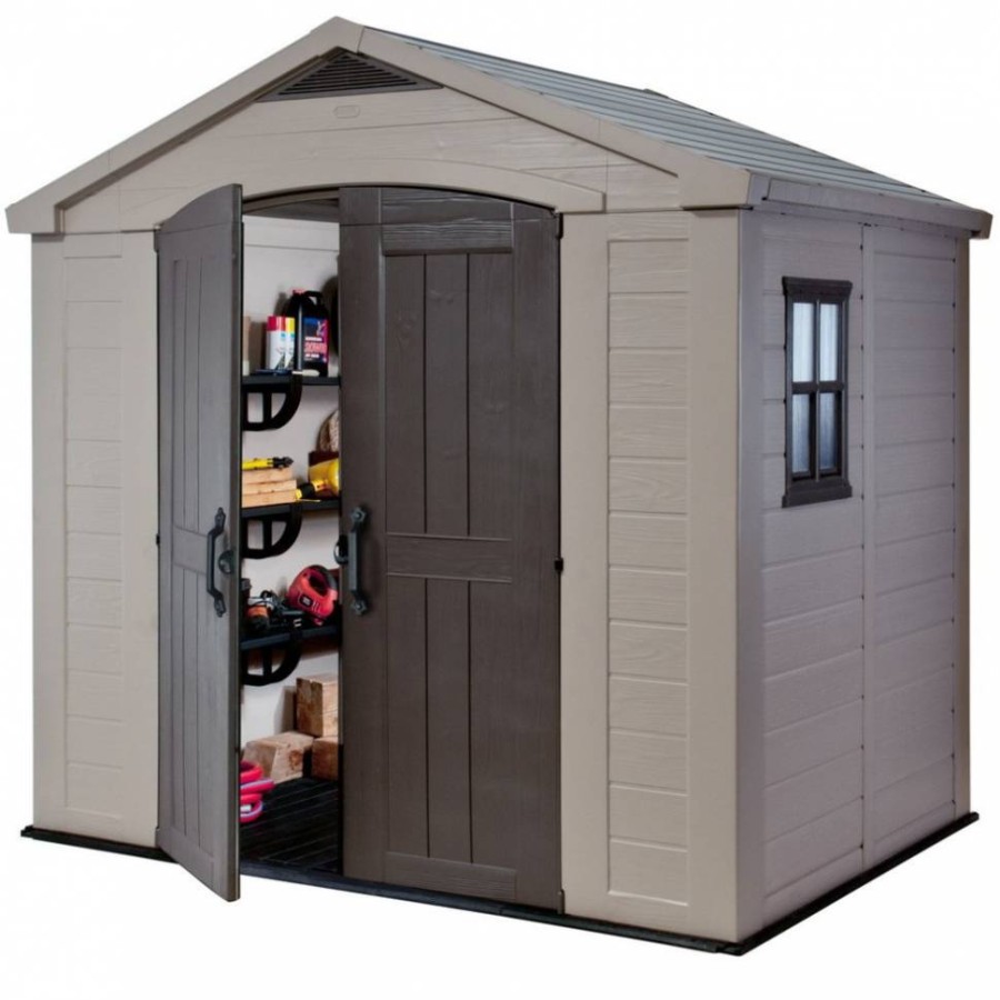 Пластиковый сарай Factor 8x6 фута Keter