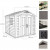 Пластиковый сарай Factor 8x6 фута Keter
