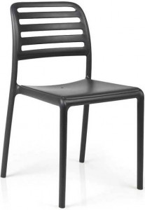 Стул пластиковый Costa Bistrot антрацит Nardi