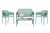 Комплект пластиковой мебели 1+1+2 Net-2 ментоловый Nardi