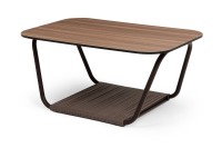 Журнальный стол Гранада 90х60 см из HPL, дуб 4sis