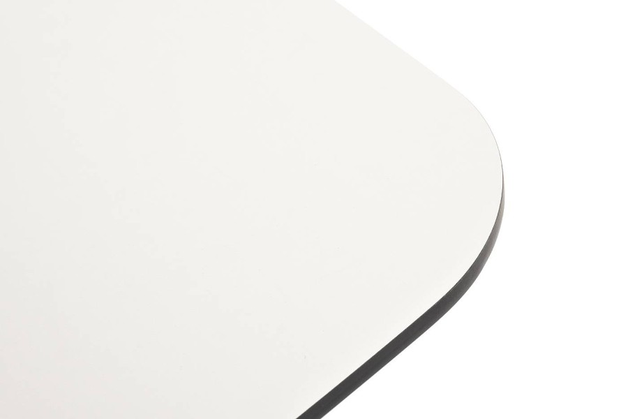 Журнальный стол Верона из HPL 120х65 молочный 4sis