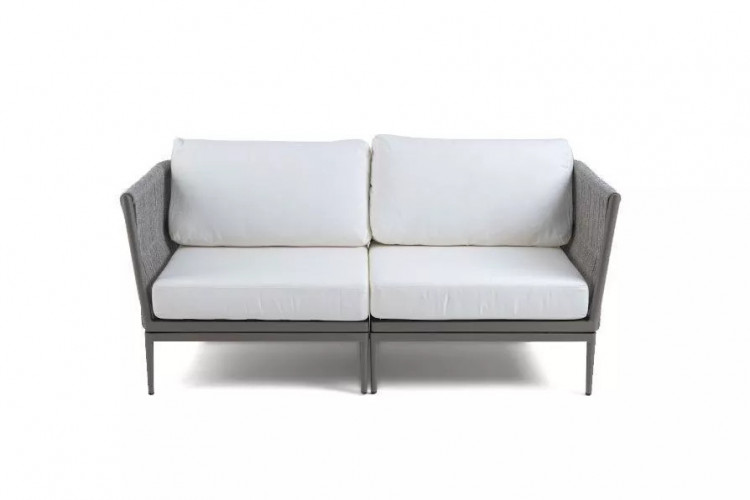 Двухместный диван Касабланка серый 4sis