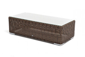 Журнальный столик из искусственного ротанга Боно brown 4sis