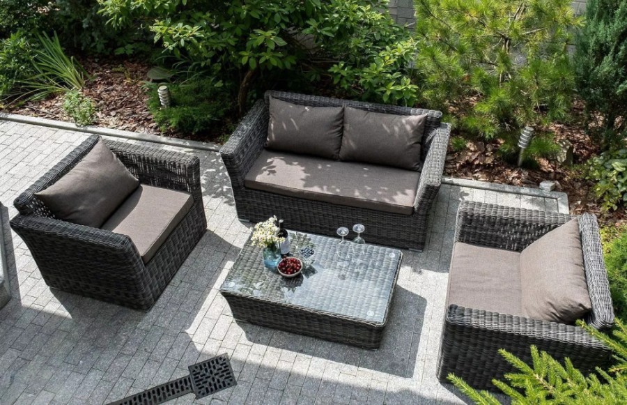 Лаунж-зона Капучино Сингл Graphite 4sis