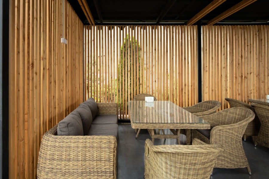 Обеденный стол из искусственного ротанга Латте 200х90см 4sis