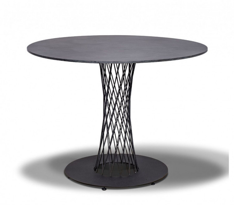 Обеденный стол из HPL Диего 100 серый гранит 4sis