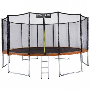 Батут Atlas Sport 490 см (16ft) PRO ORANGE Батут Atlas Sport 490 см (16ft) PRO ORANGE