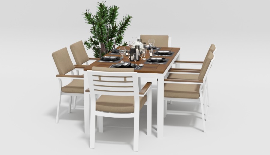 Обеденная группа Bella 180 бежевая Gardenini