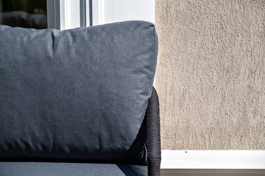 Лаунж-зона Верона 5-местная из роупа темно-серая 4sis