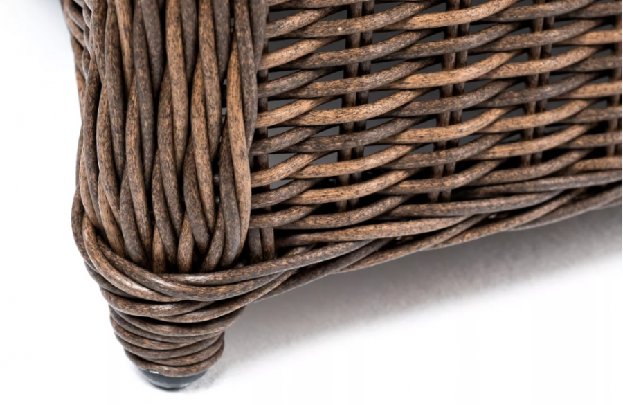 Двухместный диван Равенна коричневый 4sis