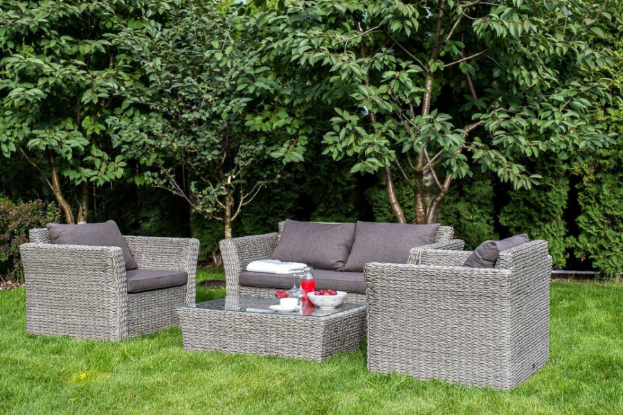 Лаунж-зона Капучино Сингл гиацинт Graphite 4sis