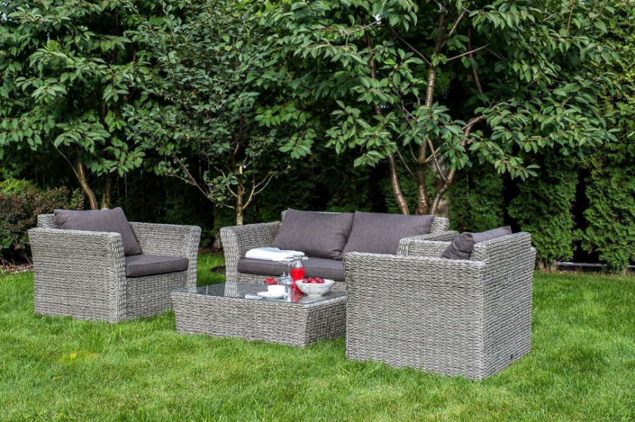 Лаунж-зона Капучино Сингл гиацинт Graphite 4sis