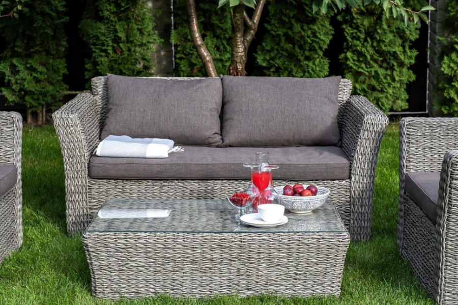 Лаунж-зона Капучино Сингл гиацинт Graphite 4sis