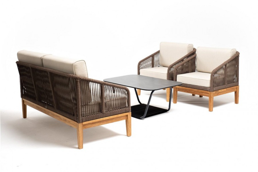 Лаунж-зона 4-местная Канны из дуба со столом Гранада 4sis