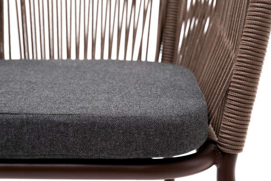 Плетеный стул из роупа Марсель коричневый 4sis