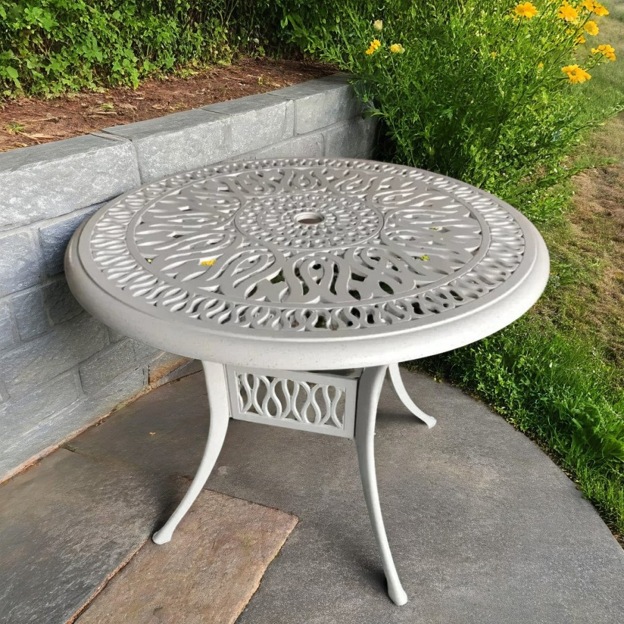 Набор мебели из литого алюминия Palermo 4 white Кит Маркет