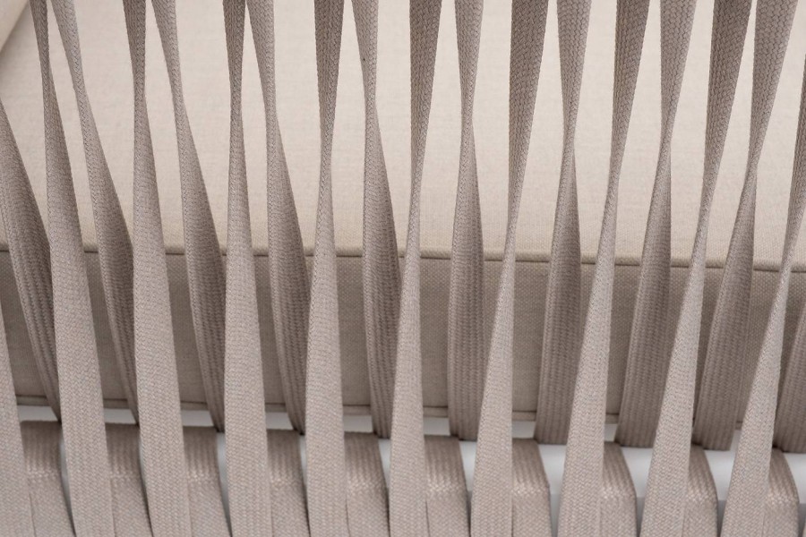 Плетеное кресло из роупа Касабланка бежевое 4sis