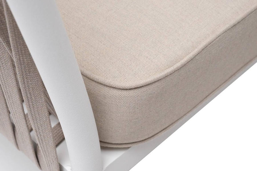 Плетеное кресло из роупа Касабланка бежевое 4sis