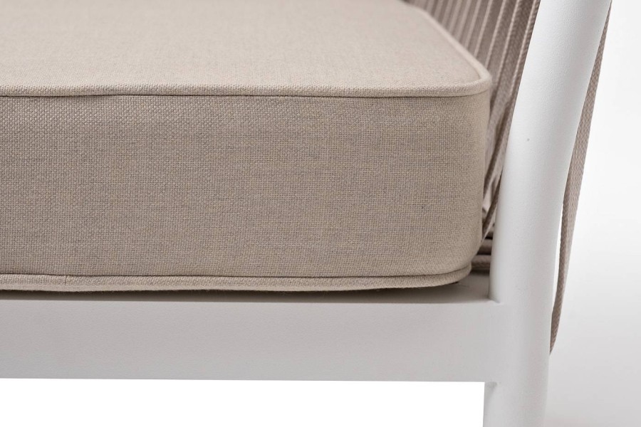 Плетеное кресло из роупа Касабланка бежевое 4sis