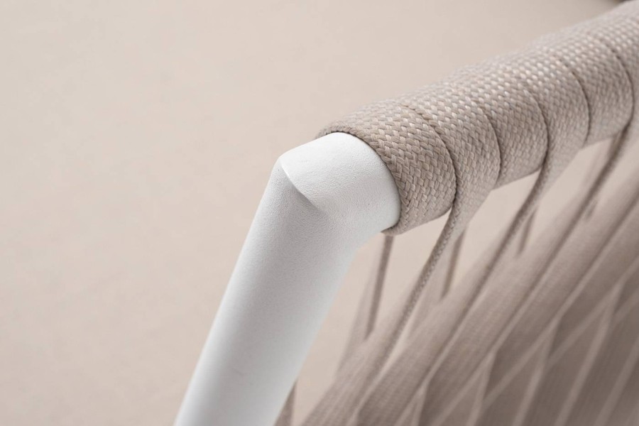 Плетеное кресло из роупа Касабланка бежевое 4sis