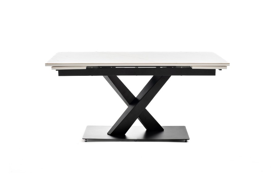 Стол Юпитер раздвижной обеденный, керамика, белый глянец 4sis