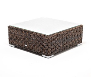 Столик из искусственного ротанга Лунго гиацинт, коричневый 4sis