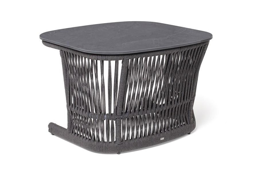 Журнальный стол Лугано из HPL, серый гранит 4sis