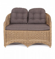 Двухместный диван Равенна соломенный 4sis