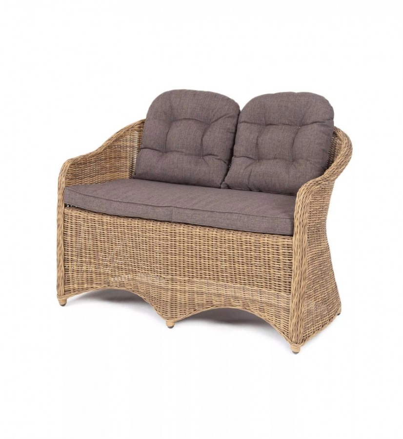 Двухместный диван Равенна соломенный 4sis