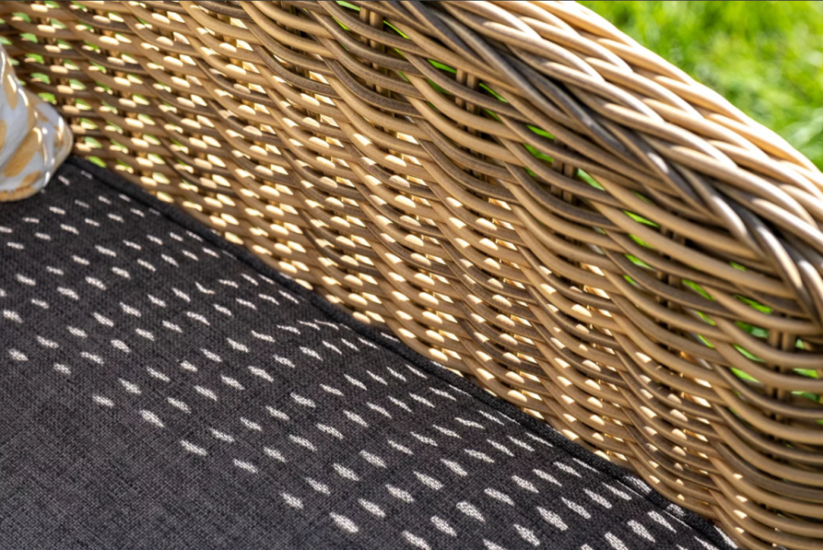 Двухместный диван Равенна соломенный 4sis