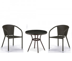 Набор мебели T282ANT/Y137C-W53 Brown 2Pcs Афина