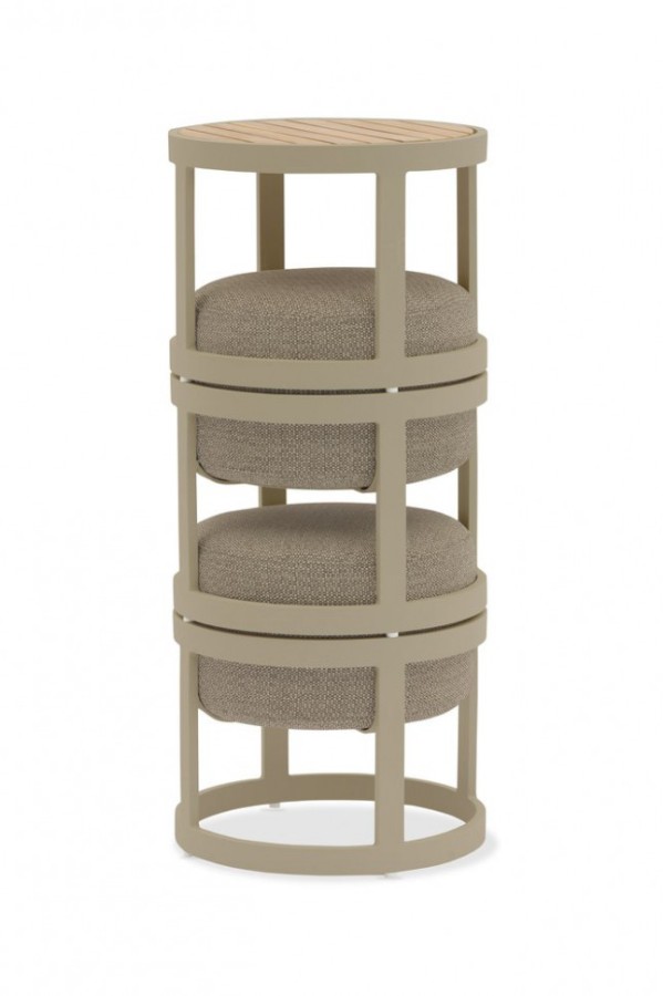 Комплект Tumba бежевый/коричневый 	Brafab