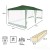 Садовый тент шатер 3х6 м 1056 Green Glade Гарден