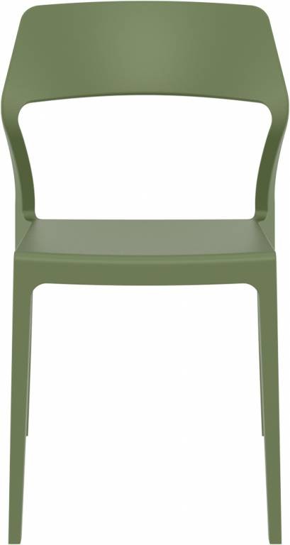 Стул пластиковый Snow оливковый Garden