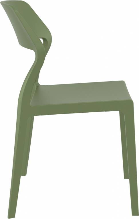 Стул пластиковый Snow оливковый Garden