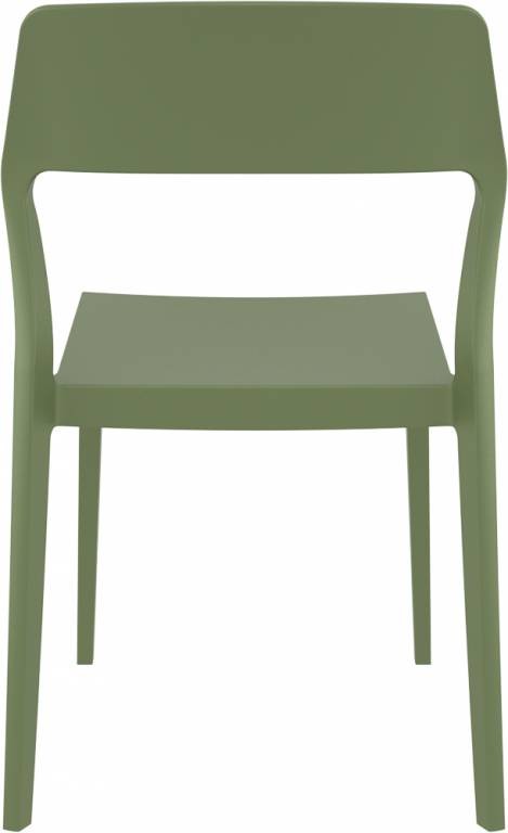 Стул пластиковый Snow оливковый Garden