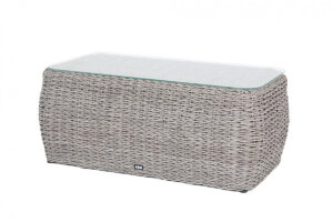 Журнальный столик Кальяри из искусственного ротанга гиацинт grey 4sis