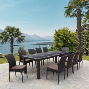 Комплект плетеной мебели T438/Y380A-W53 Brown Афина