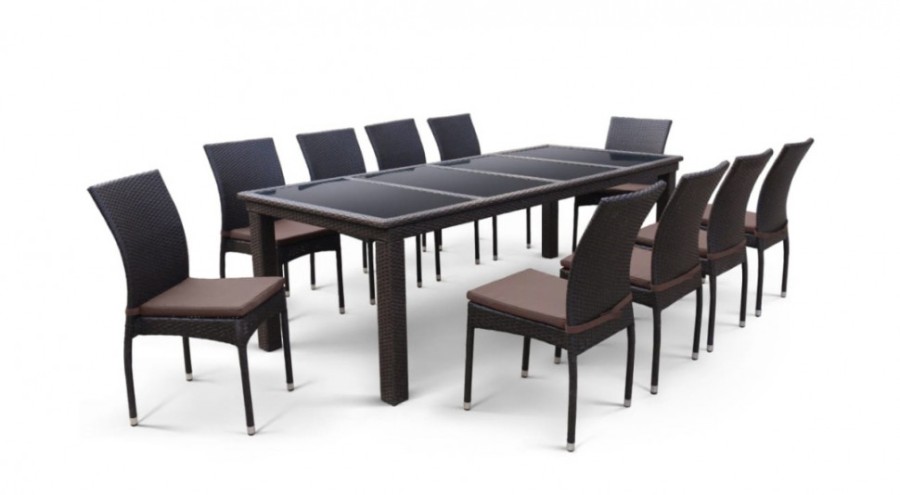 Комплект плетеной мебели T438/Y380A-W53 Brown Афина