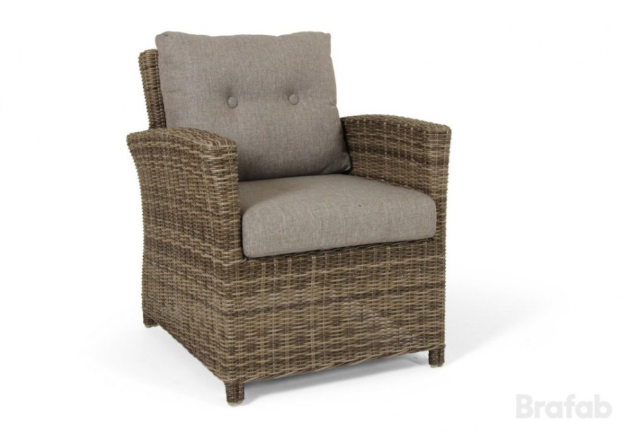 Кресло плетеное Soho brown Brafab
