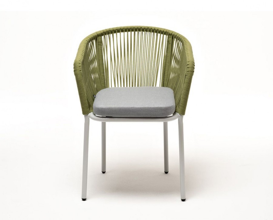 Плетеный стул из роупа Марсель салатовый 4sis